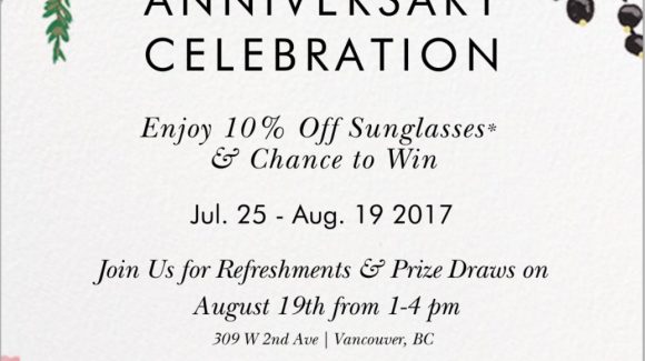 Join Us For Our One Year Anniversary Celebration Join Us For Our One Year Anniversary Celebration